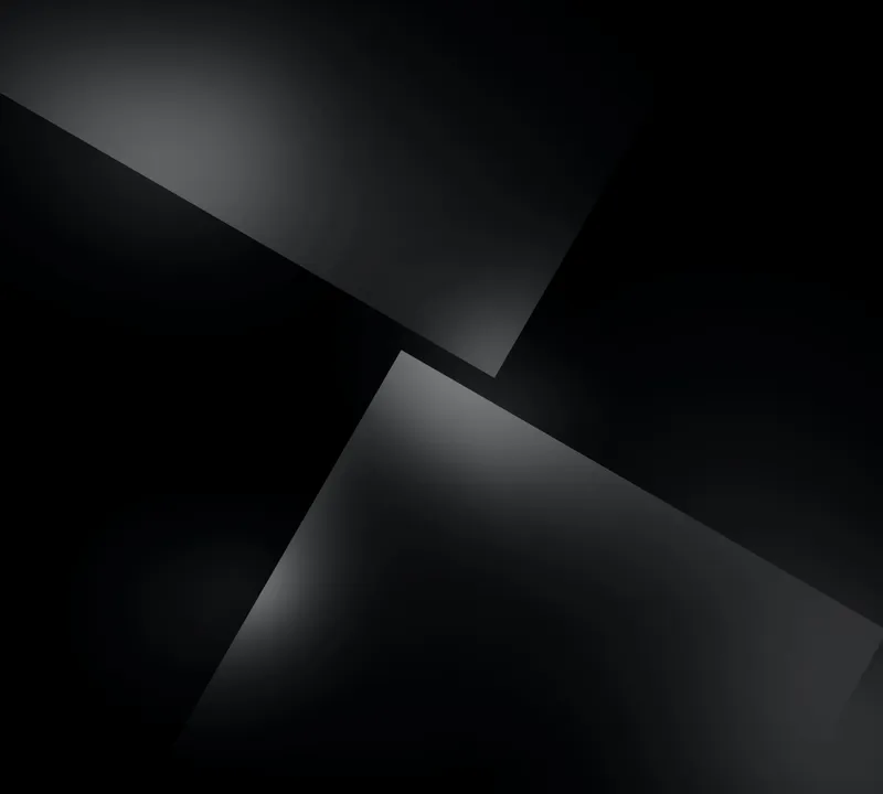 Abstract floating interscting squares at an angle