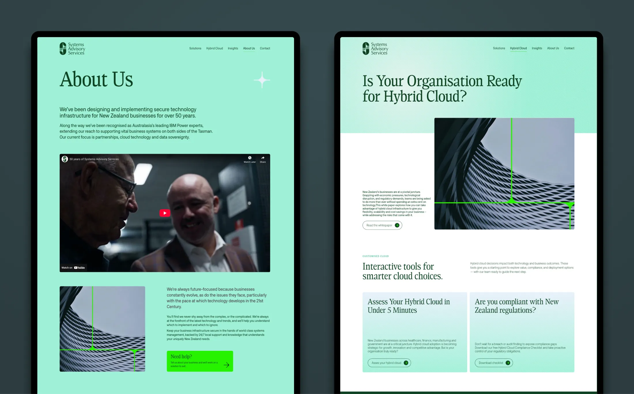 SAS IT website About page