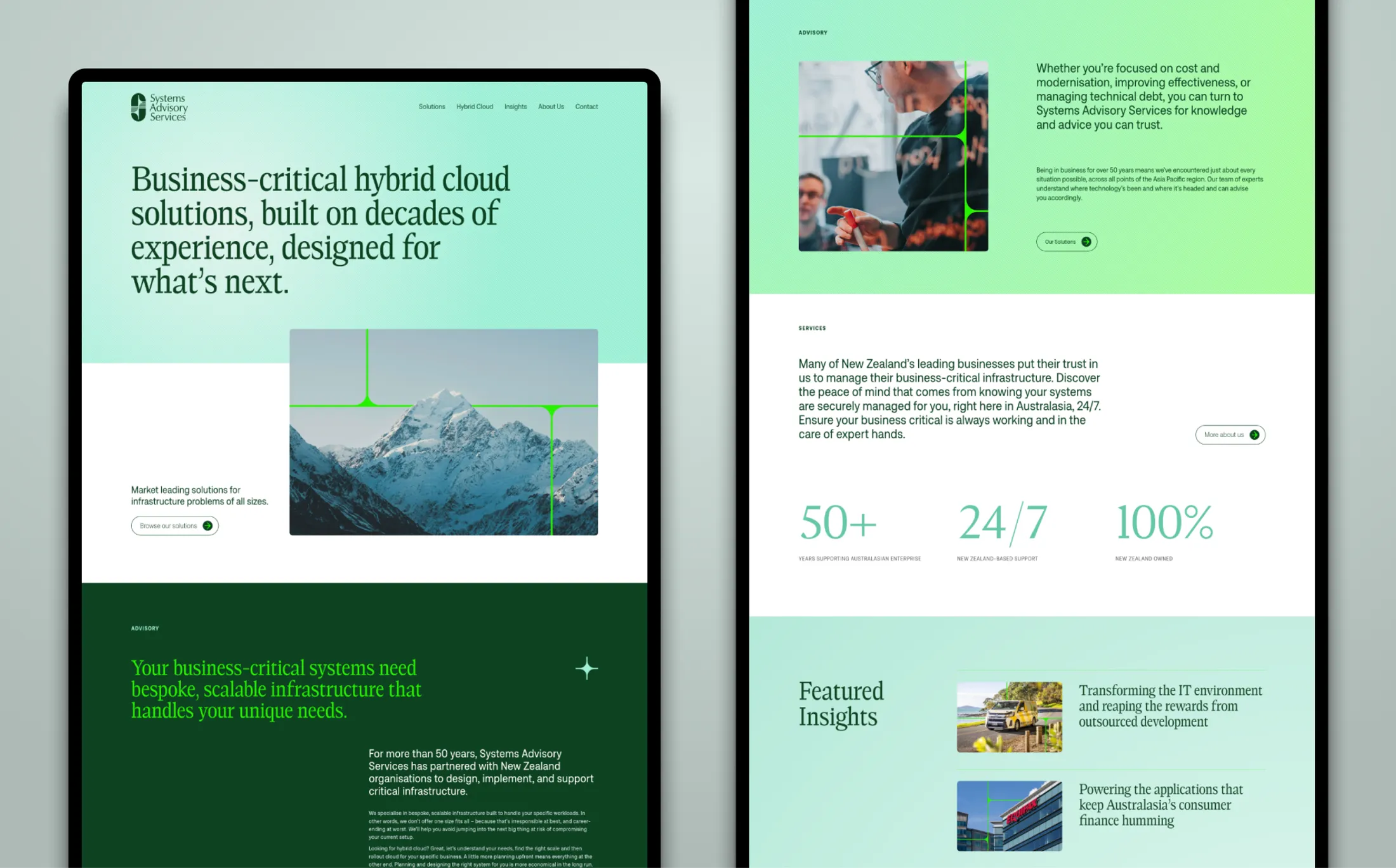SAS IT website Home page