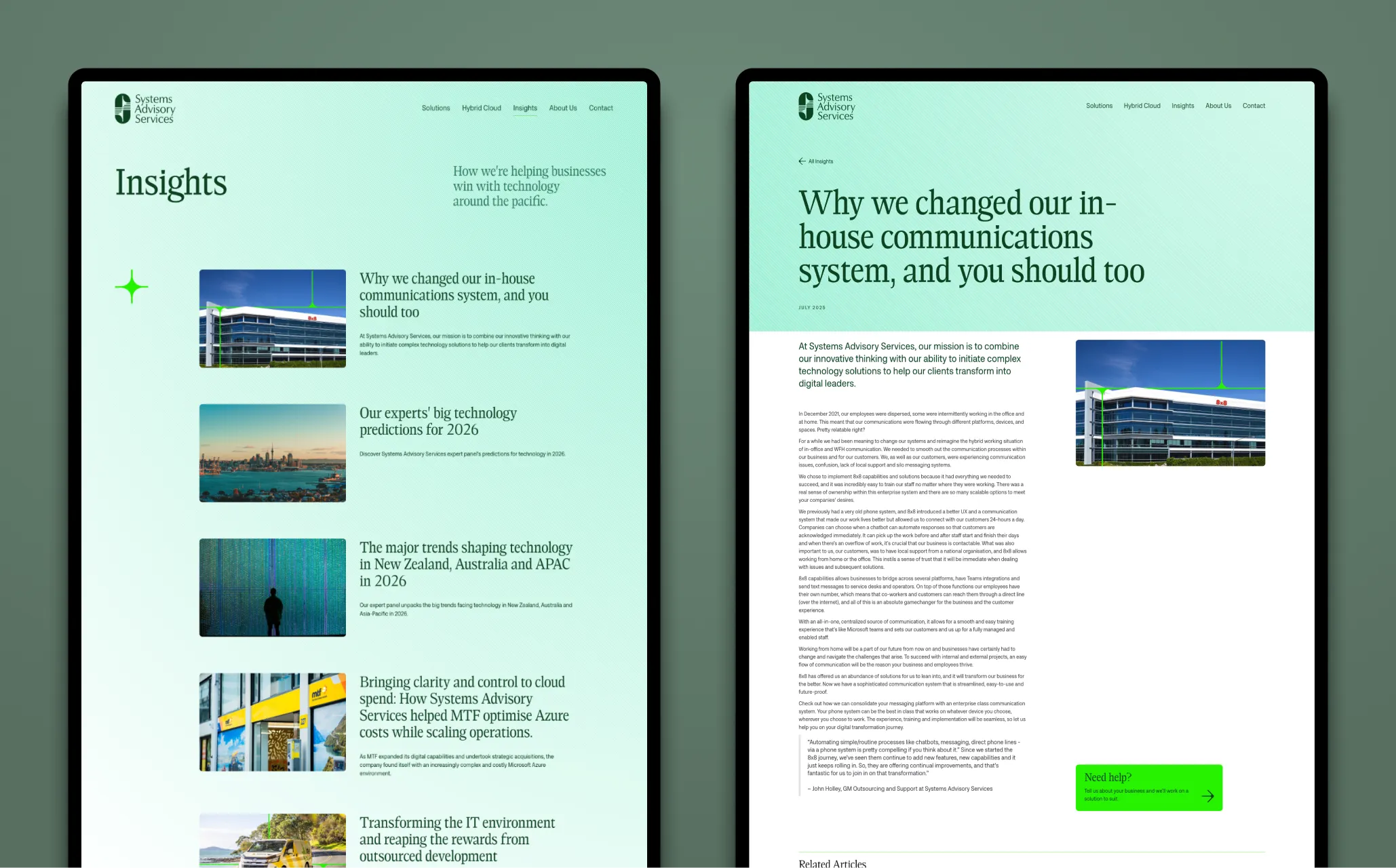 Insight Articles and Case Studies