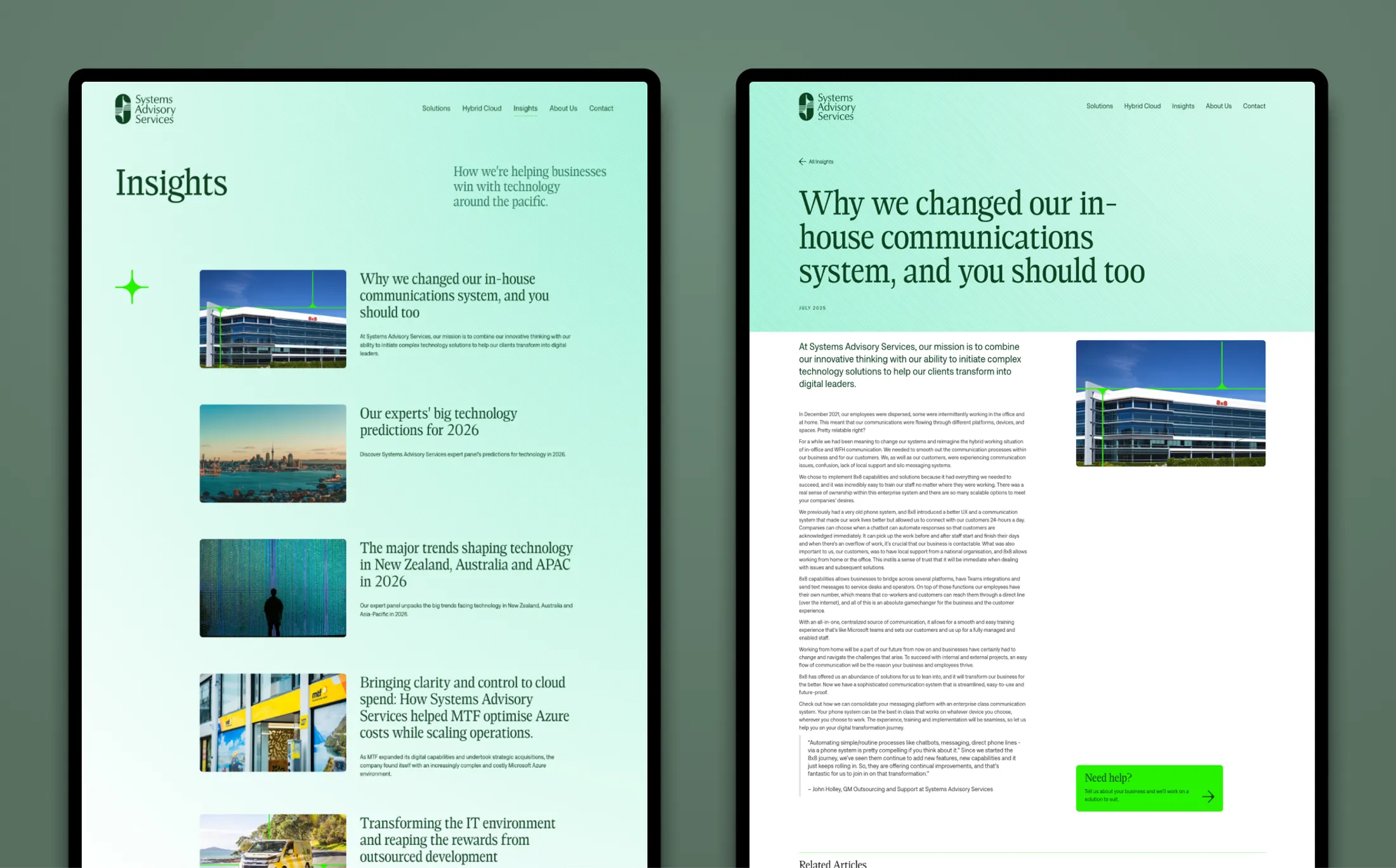 Insight Articles and Case Studies